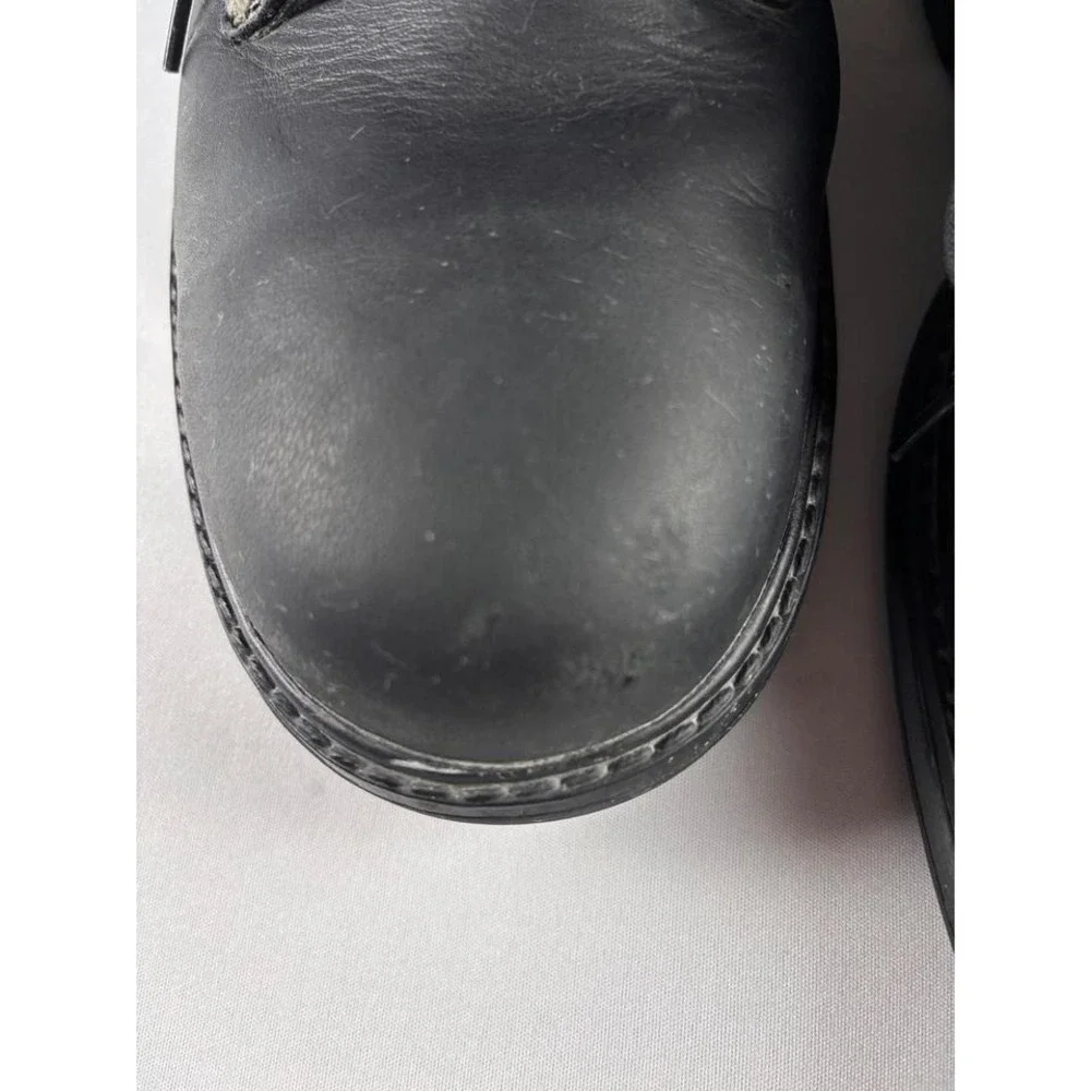 Caterpillar CAT Ergo Steel Toe Slip Resistant Black Leather Work Shoes Mens 9.5